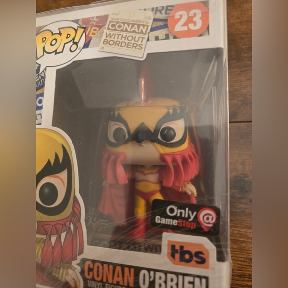 FUNKO Conan O'Brien #23 Conan Without Borders Bird In Protector GameStop Exclus. - Picture 4 of 4